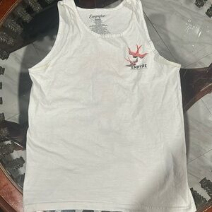 Empyre white tank top size medium